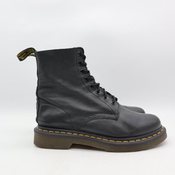 Doc Dr. Martens 1460 Pascal Women's Size 8 Boots Black Soft Leather - Picture 1 of 11